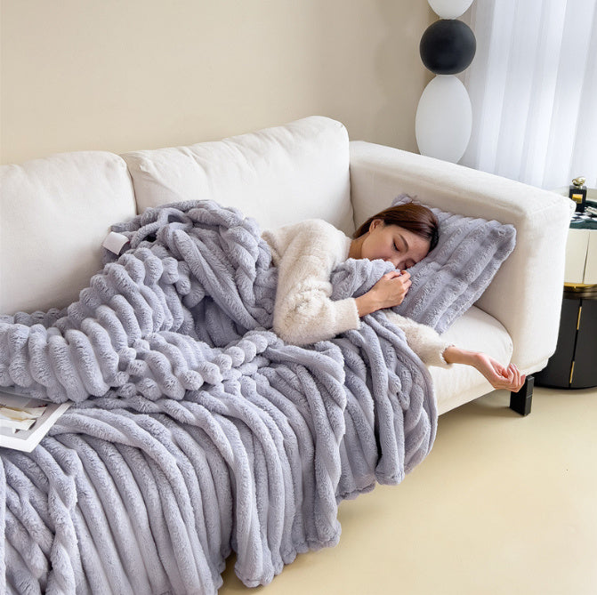 Bubble Velvet Rabbit Blanket – Soft & Warm Throw