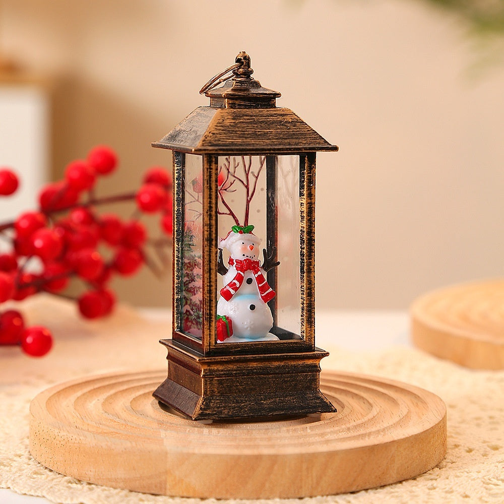Santa Claus LED Oil Lamp – Portable Christmas Light