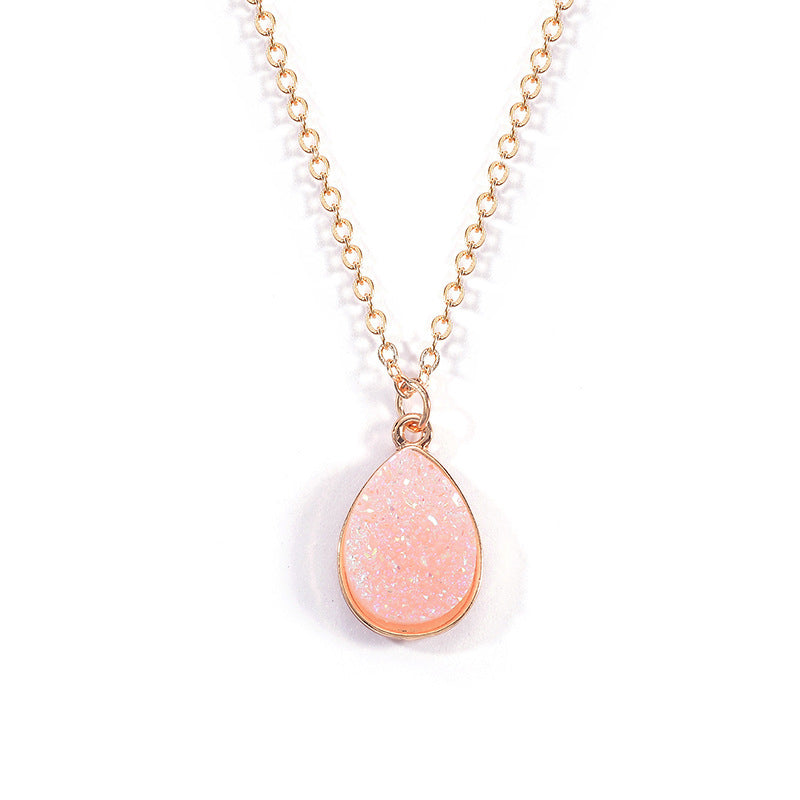 Water Drop Crystal Cluster Necklace – Fashion Jewelry
