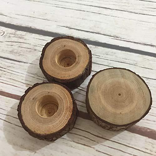 Wooden Wedding Candle Holders – Rustic Décor