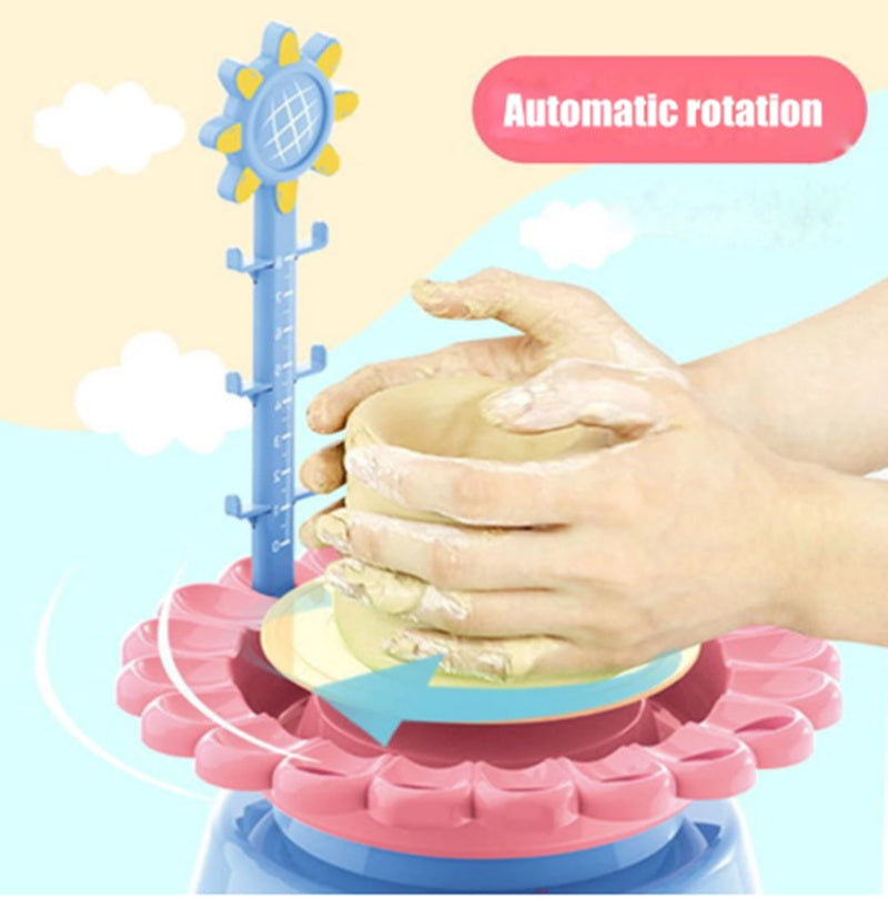 Electric Pottery Drawing Machine – DIY Clay Toy Set