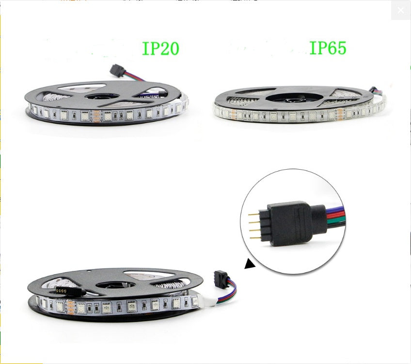 Waterproof LED Light Strips – 60 Beads Epoxy Soft Glow