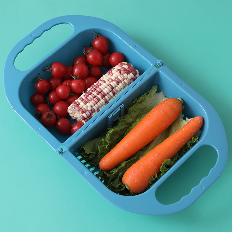 Folding Drain Basket Leaking Fruit Box