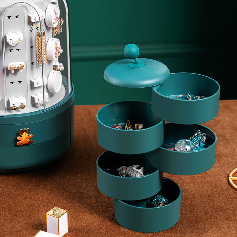 360° Rotating Jewelry Box – Large Jewelry Organizer