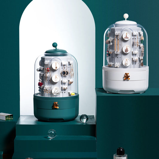 360° Rotating Jewelry Box – Large Jewelry Organizer