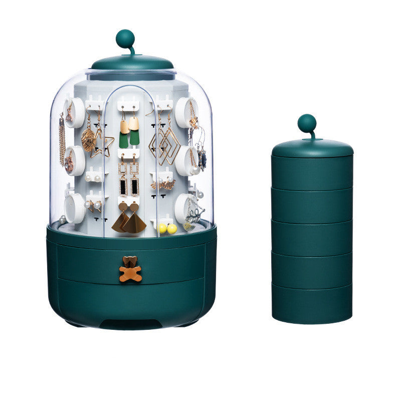 360° Rotating Jewelry Box – Large Jewelry Organizer