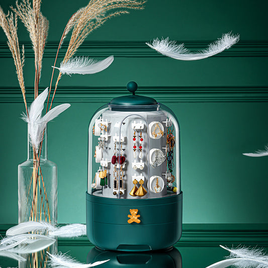 360° Rotating Jewelry Box – Large Jewelry Organizer