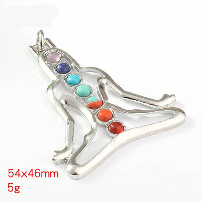 Crystal Chakra Pendant Necklace