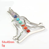 Crystal Chakra Pendant Necklace