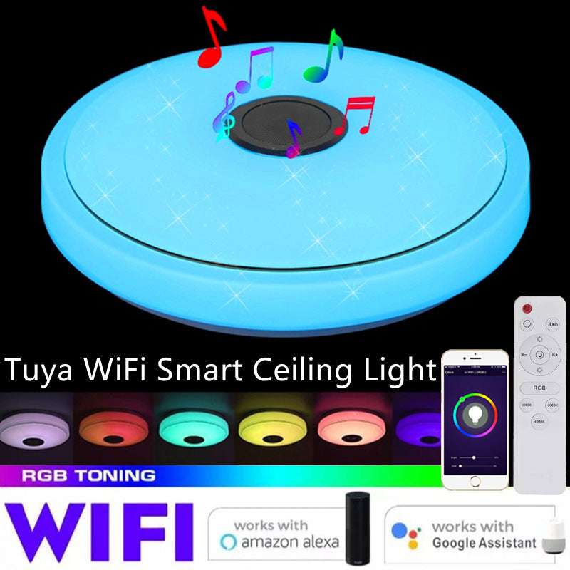 Tuya WiFi Smart LED Ceiling Light – App & Voice Control