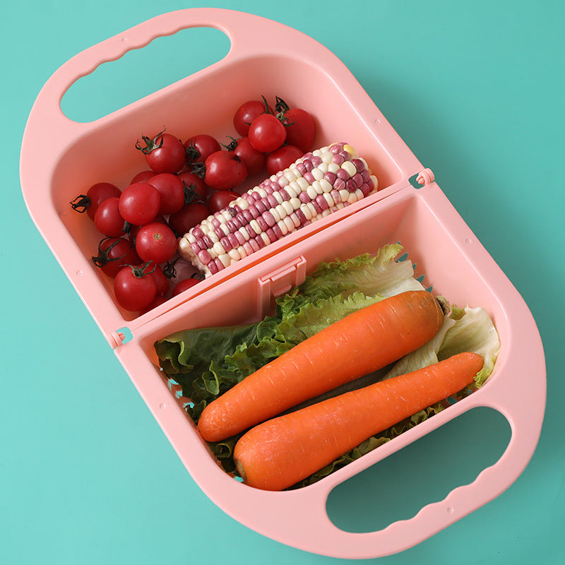 Folding Drain Basket Leaking Fruit Box