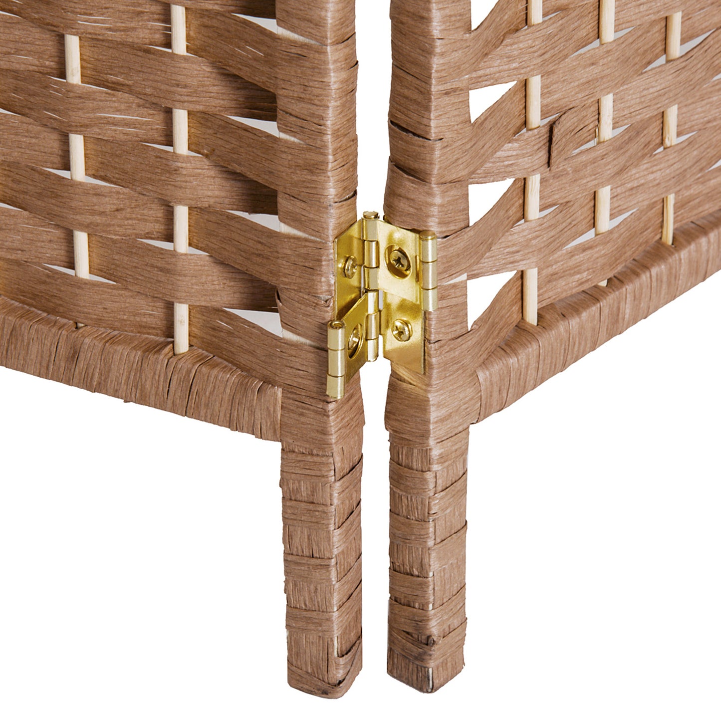 6-Panel Wicker Room Divider