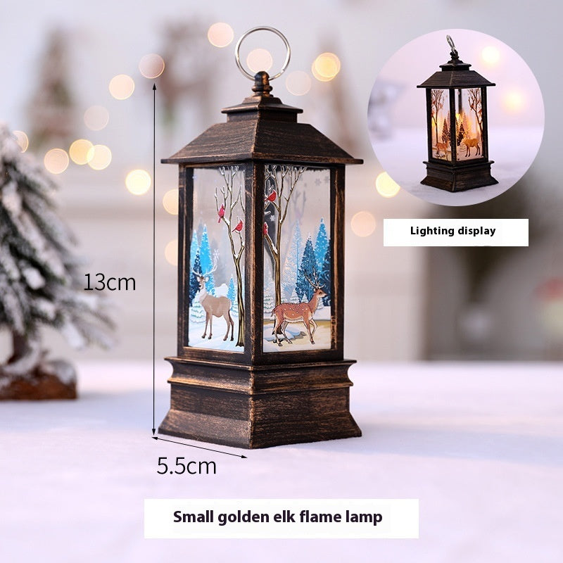 Santa Claus LED Oil Lamp – Portable Christmas Light