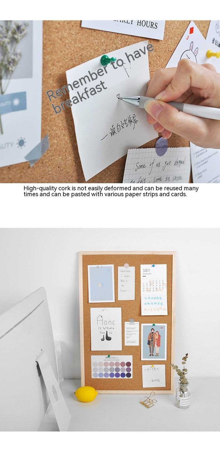 Pushpin Cork Background Board