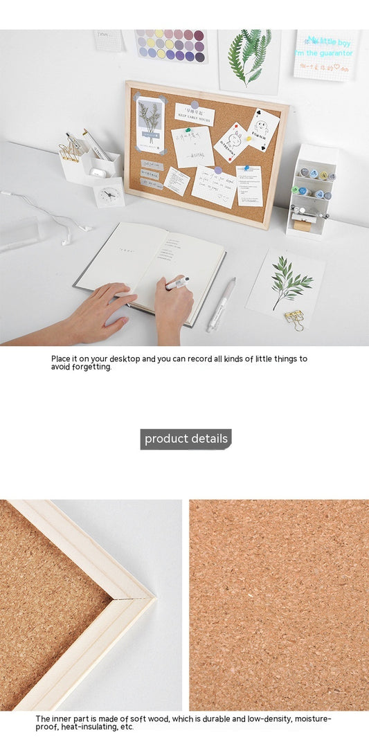 Pushpin Cork Background Board