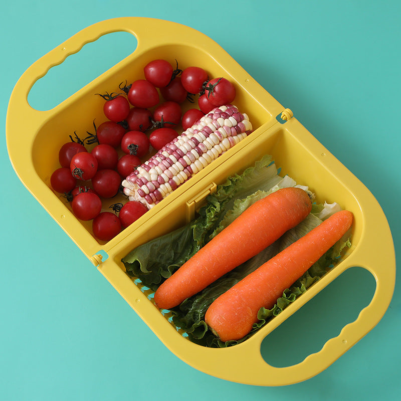 Folding Drain Basket Leaking Fruit Box