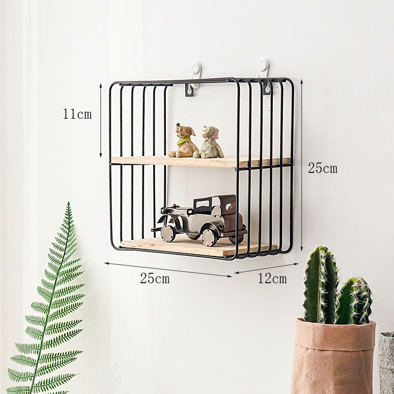 Iron Wall Shelves – Modern Storage & Décor