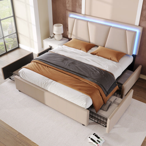 Wooden Storage Bed Bed Frame