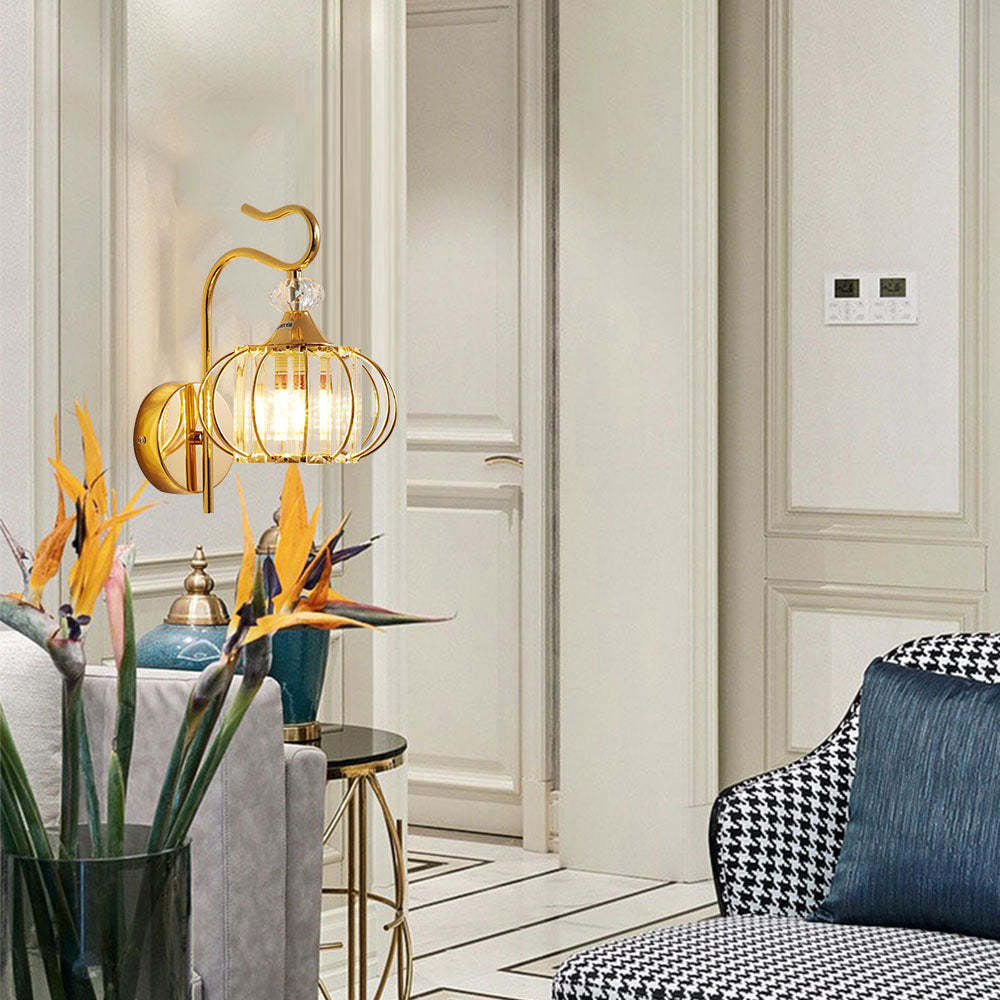 Crystal Wall Lamp – Bedroom & Living Room Light