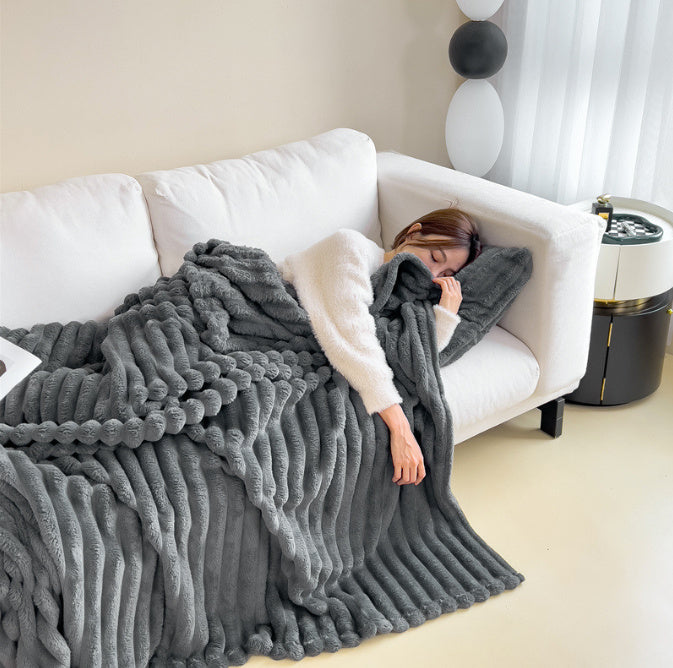 Bubble Velvet Rabbit Blanket – Soft & Warm Throw