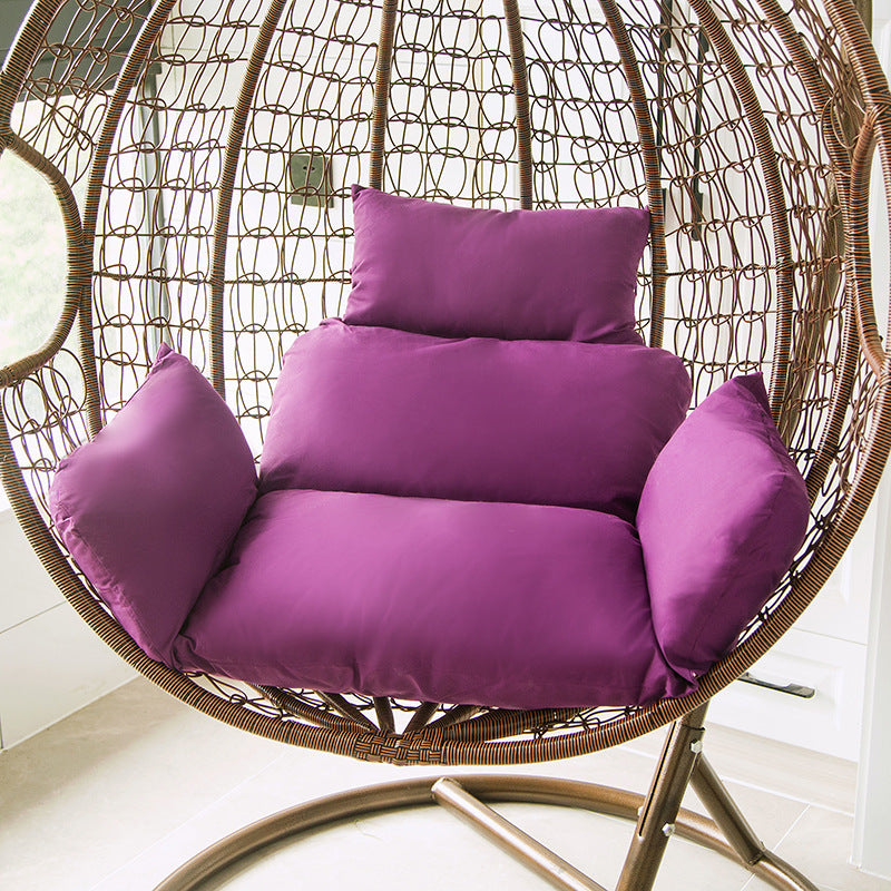 Solid Color Large Rattan Chair Cushion