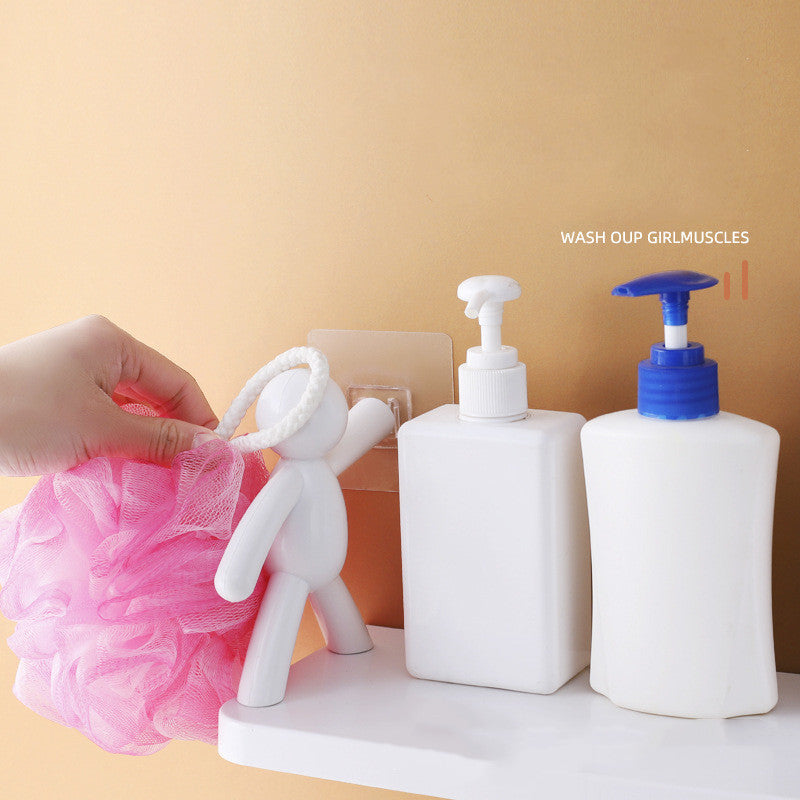 Kitchen Wall-Mounted Shelves – Wash Basin Storage Organizer