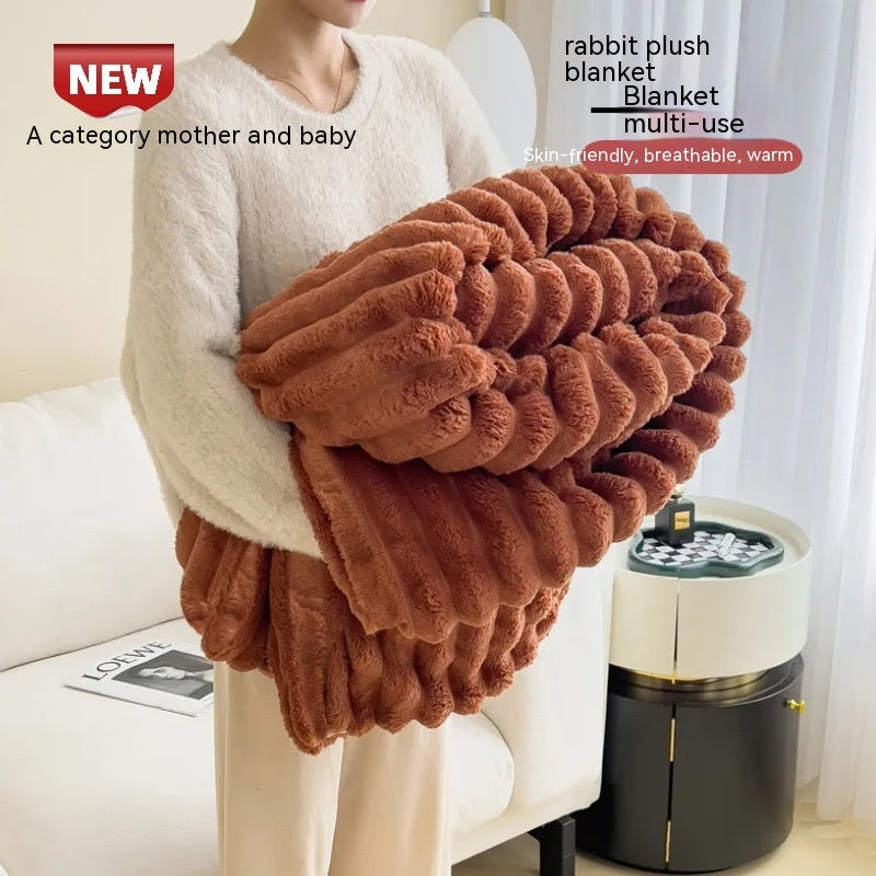 Bubble Velvet Rabbit Blanket – Soft & Warm Throw