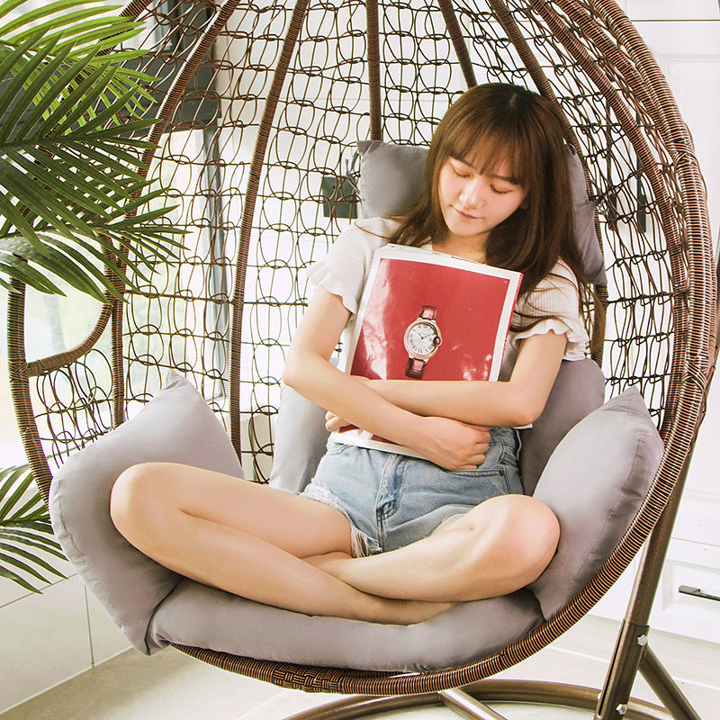Solid Color Large Rattan Chair Cushion