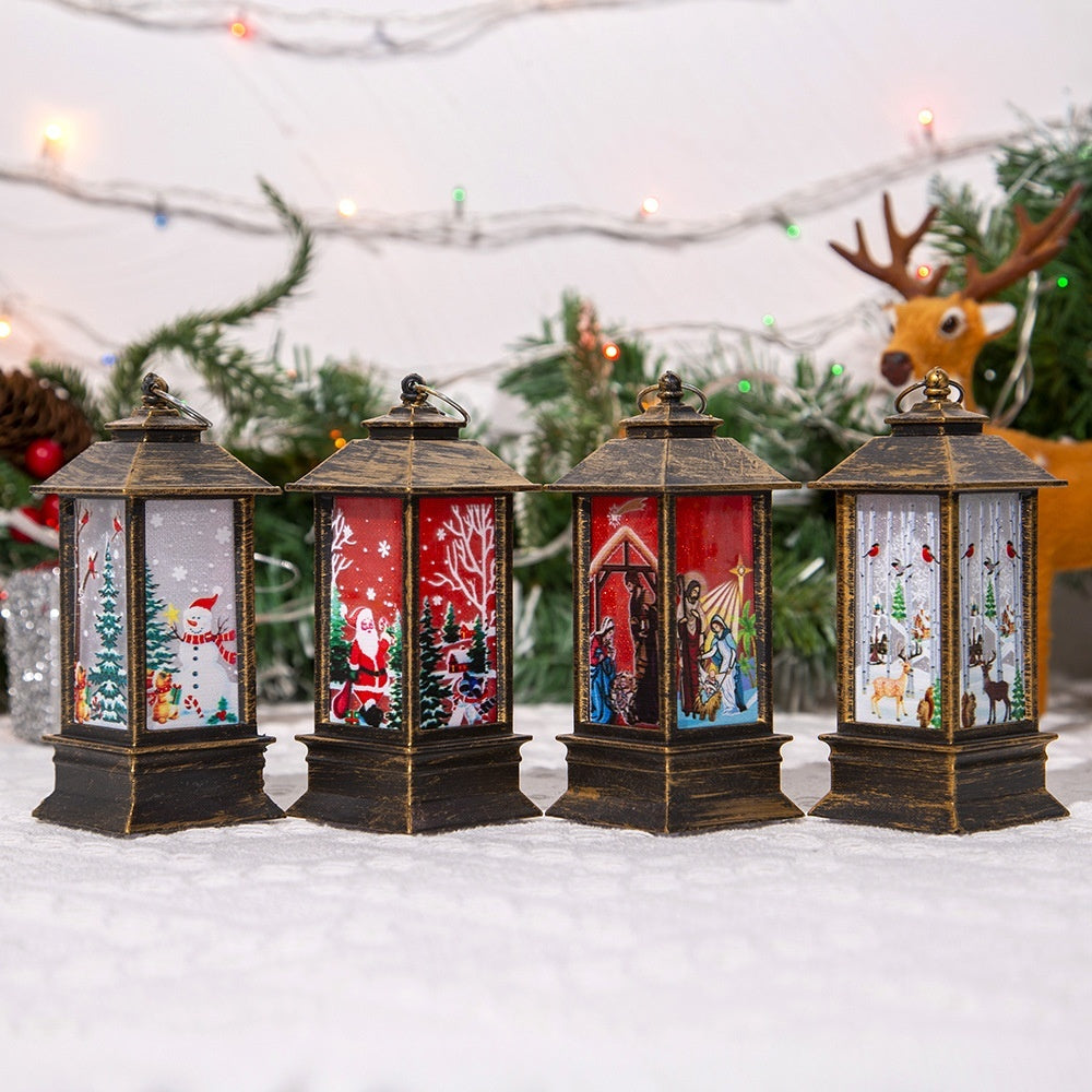 Santa Claus LED Oil Lamp – Portable Christmas Light