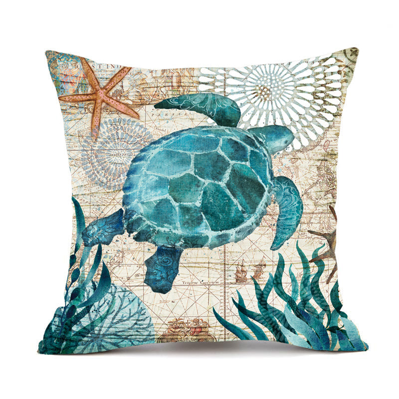 Sea Turtle Cushion Covers – Printed Throw Pillow Cases