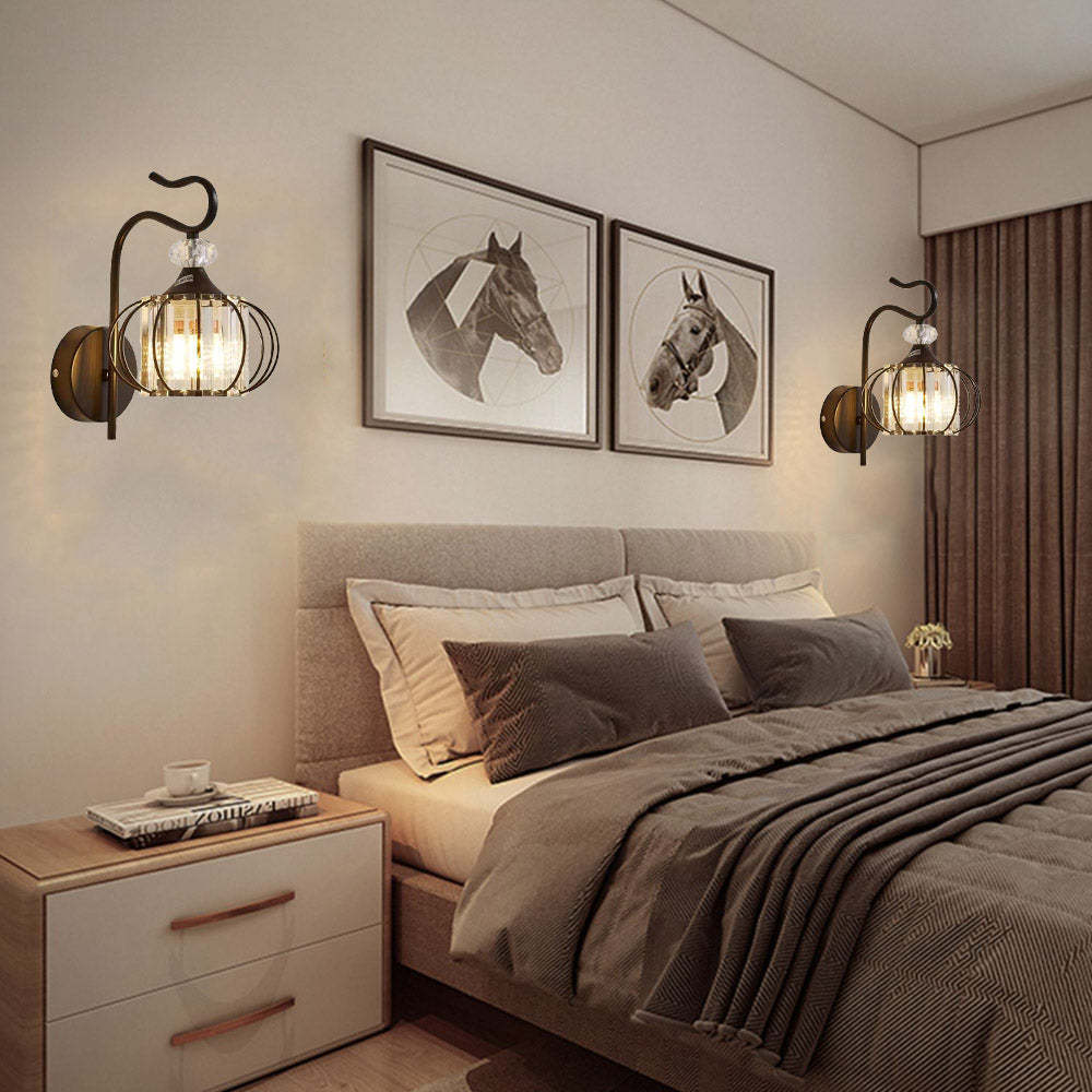 Crystal Wall Lamp – Bedroom & Living Room Light
