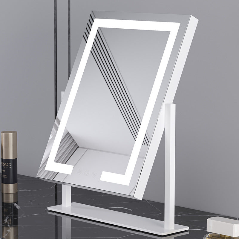 LED Desktop Makeup Mirror – Illuminated Vanity Mirror