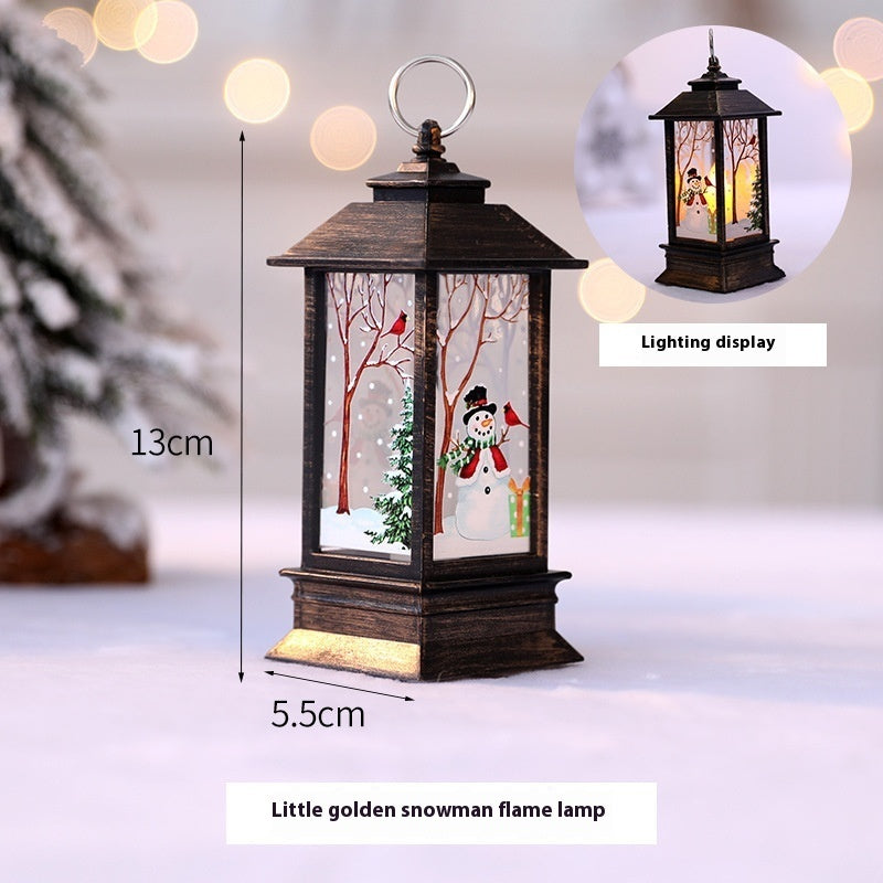 Santa Claus LED Oil Lamp – Portable Christmas Light