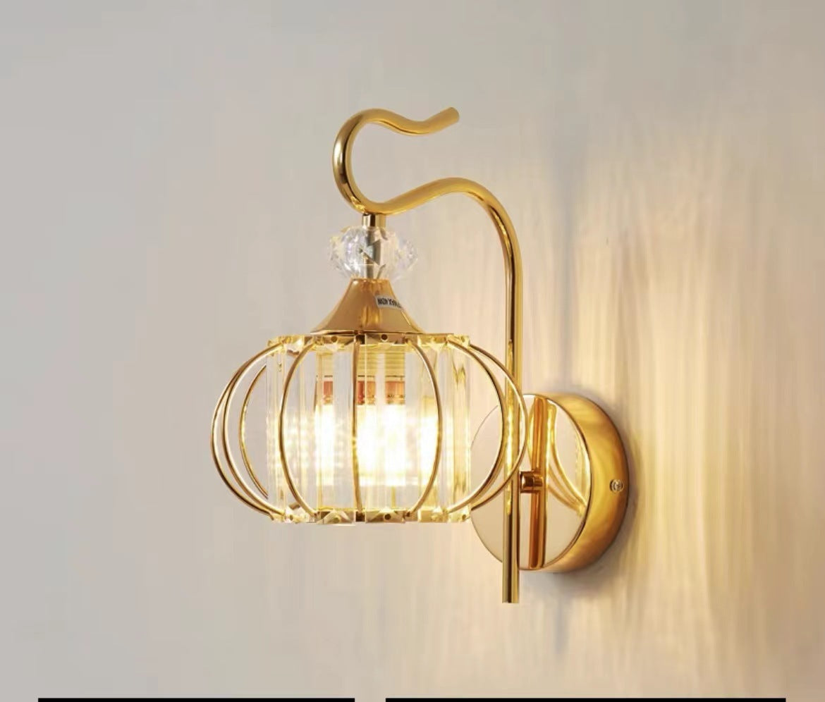 Crystal Wall Lamp – Bedroom & Living Room Light