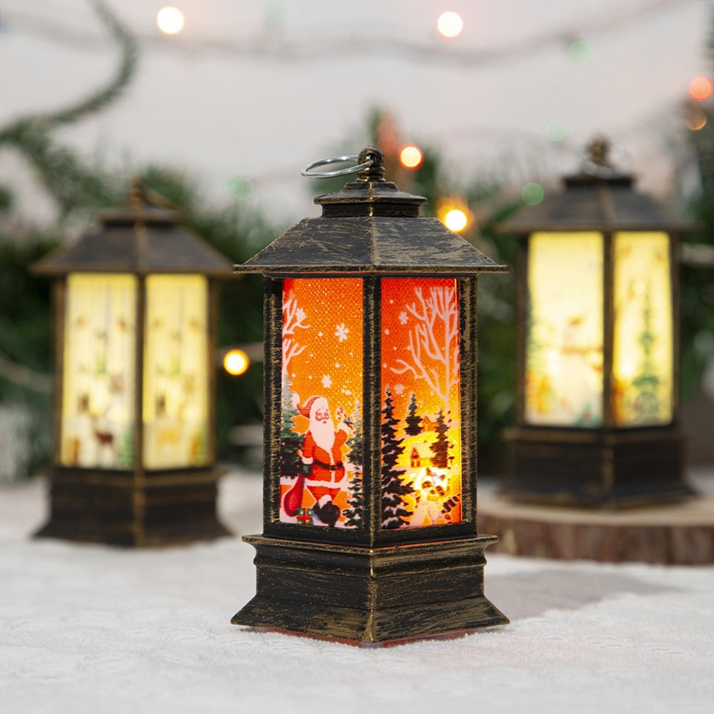 Santa Claus LED Oil Lamp – Portable Christmas Light