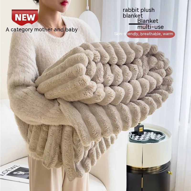 Bubble Velvet Rabbit Blanket – Soft & Warm Throw