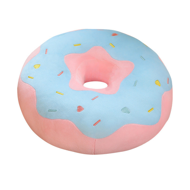 Donut Round Cushion – Fun Cartoon Floor Pillow
