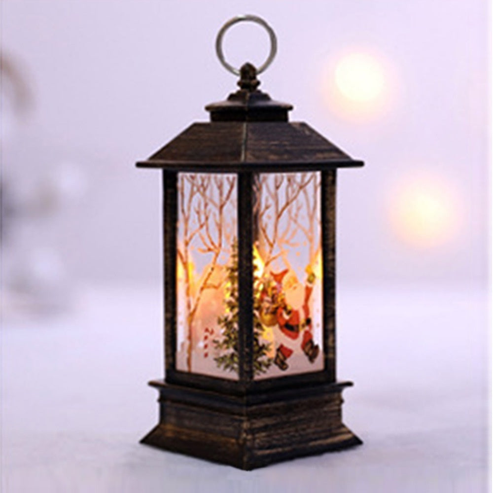 Santa Claus LED Oil Lamp – Portable Christmas Light