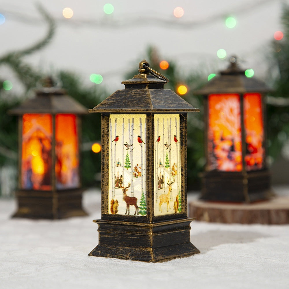 Santa Claus LED Oil Lamp – Portable Christmas Light