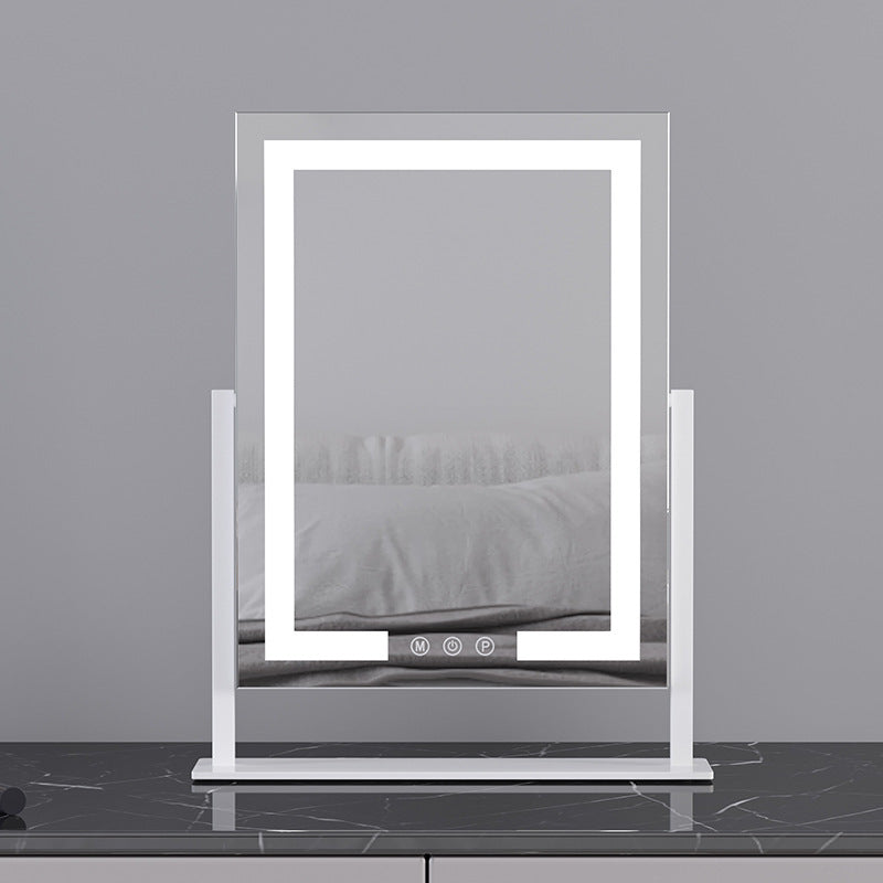 LED Desktop Makeup Mirror – Illuminated Vanity Mirror