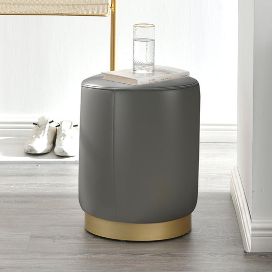 Nordic Round Ottoman – Low Sofa Stool