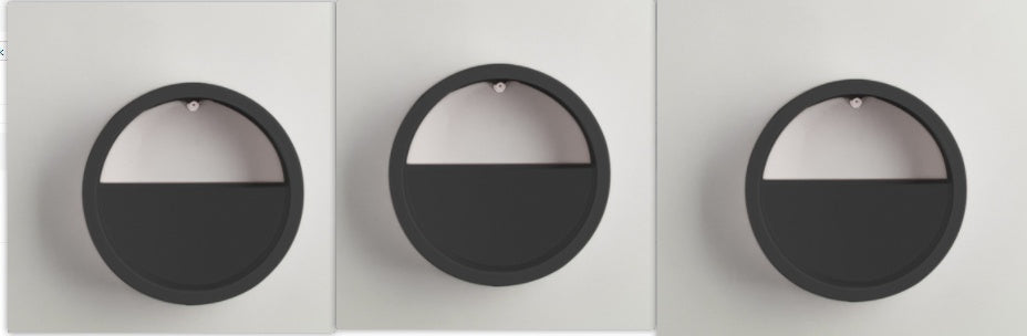 Round Iron Wall Vase – Hanging Succulent Planter
