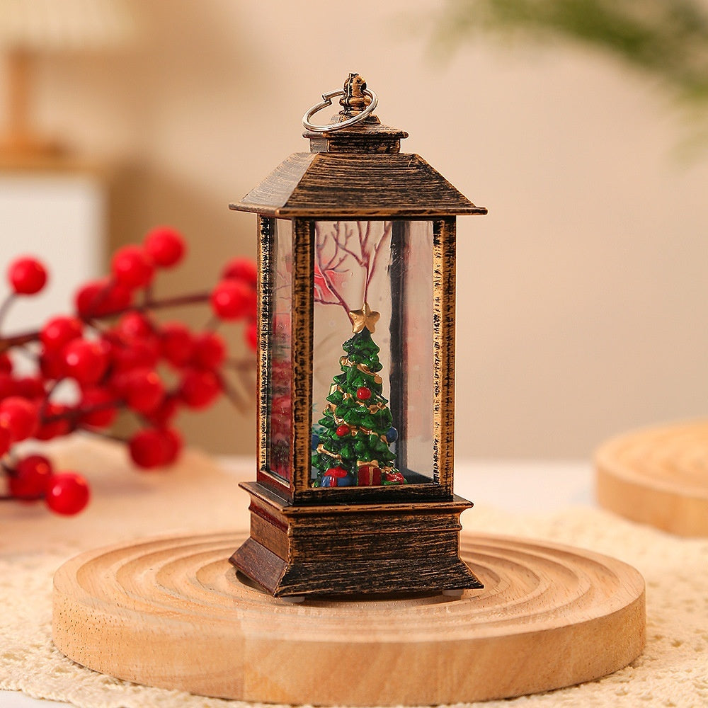Santa Claus LED Oil Lamp – Portable Christmas Light