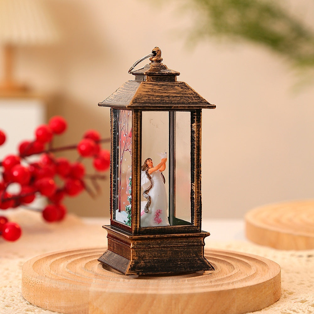 Santa Claus LED Oil Lamp – Portable Christmas Light