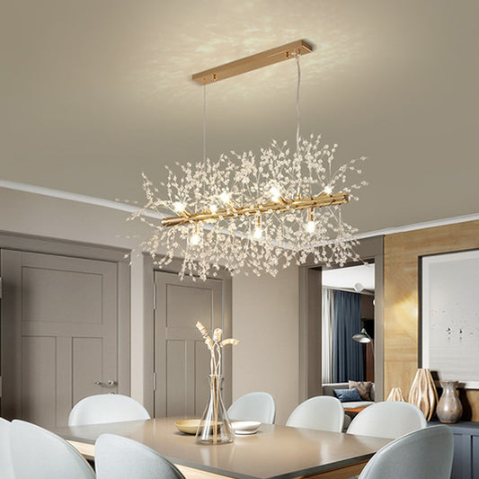 Dandelion Crystal Chandelier – Elegant Lighting Fixture