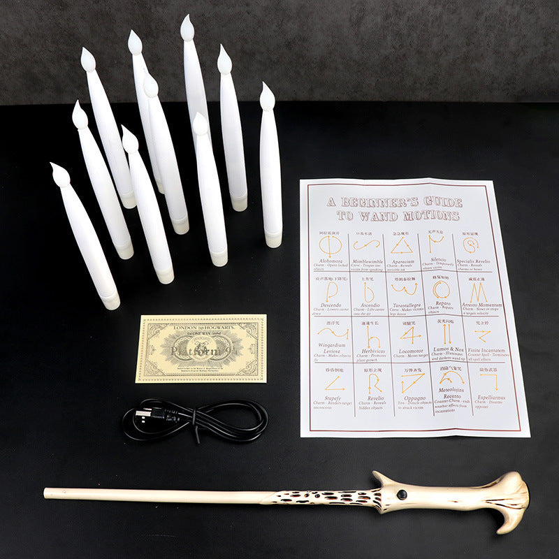 Flameless Flickering Candles with Magic Wand Remote