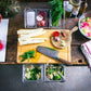 Vegetable Kitchen Cutting Board With Trays Storage Box