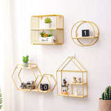 Iron Wall Shelves – Modern Storage & Décor