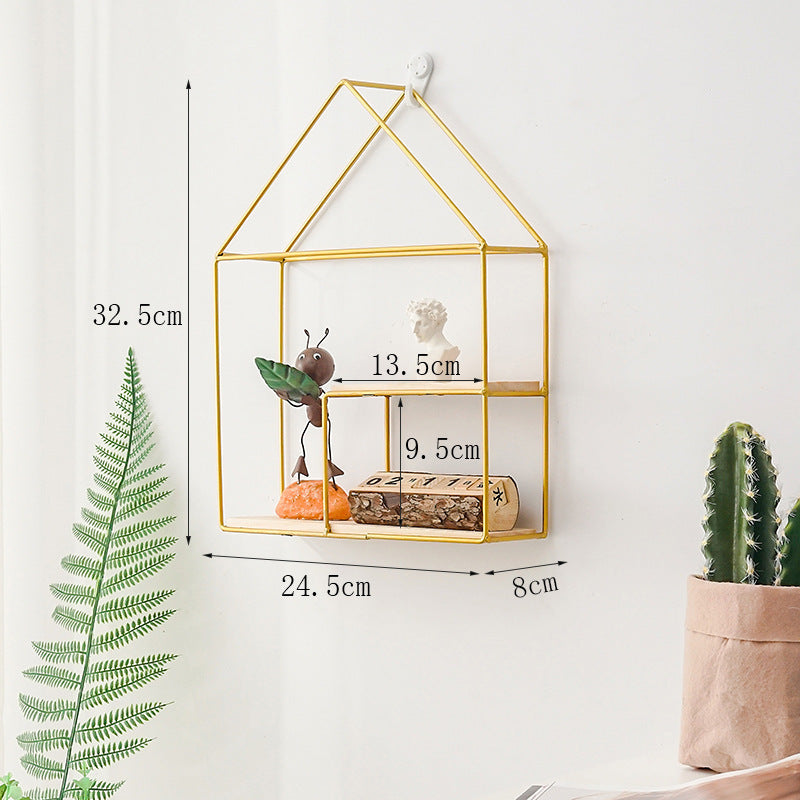 Iron Wall Shelves – Modern Storage & Décor
