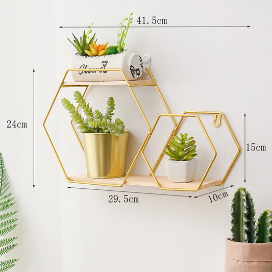 Iron Wall Shelves – Modern Storage & Décor